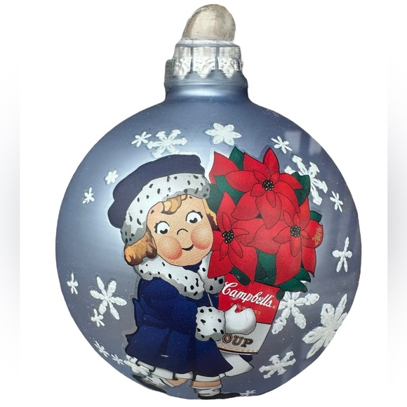Campbells Soup Grandmacore Collectors Edition Glass Ball Christmas Ornament 3” - Picture 1 of 12